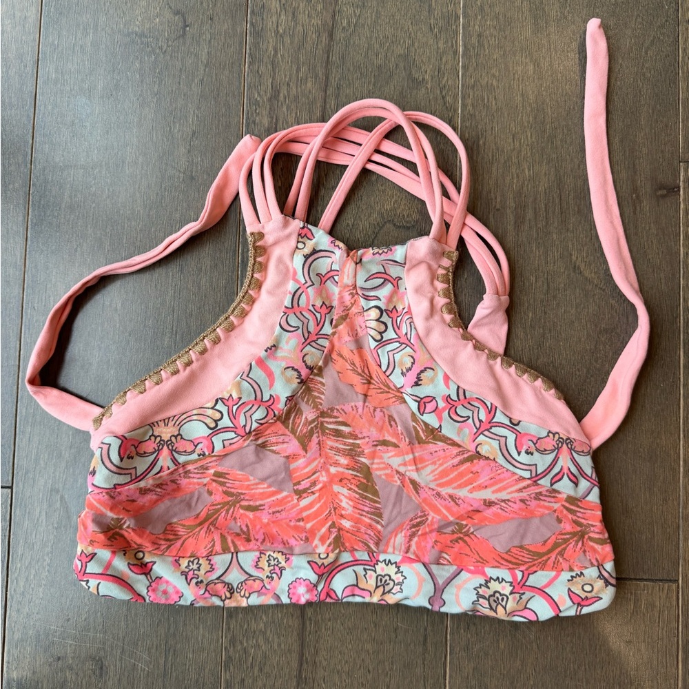 Maaji reversible halter bikini top